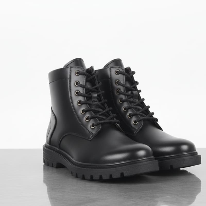 نیم بوت مردانه مدل Bershka